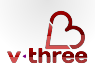 v.three logo